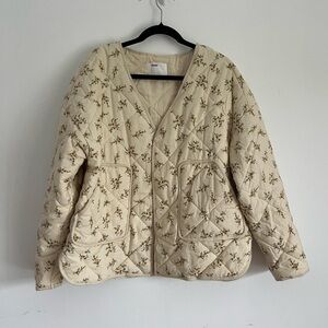 Elodie floral quilted jacket